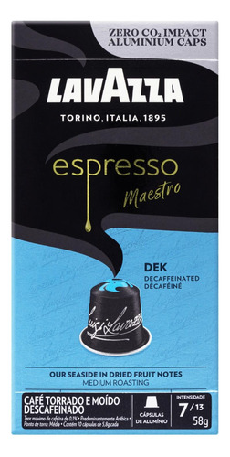 Café Lavazza Descafeinado Capsulas 58g 10und