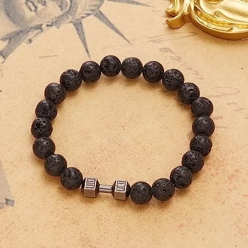 Harlermoon Pulsera De Gimnasio Con Mancuernas Para Hombres Y | Envío gratis