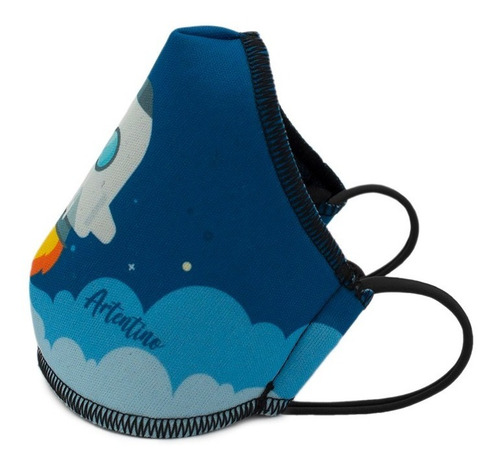 Tapaboca Barbijo Infantil Nena Nene Niño Reutilizable Diseño