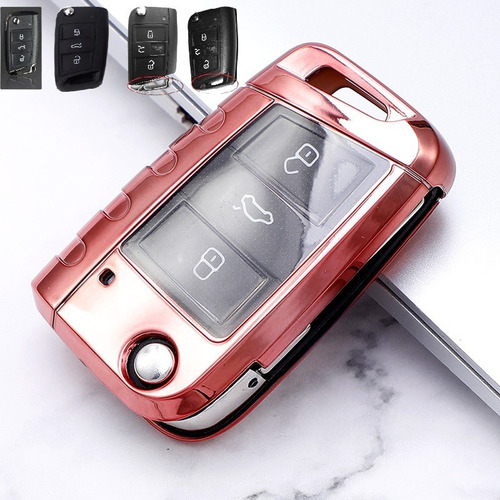 - Funda Llave Navaja Volkswagen Seat Tpu Cascara Protectora
