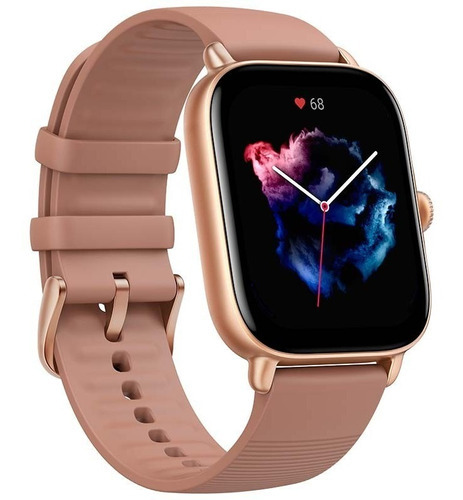 Smartwatch Reloj Amazfit Gts 3 Terra Rosa Gps 1,75 + Cuota Color De La Malla Terra Rosa Color De La Caja Terra Rosa