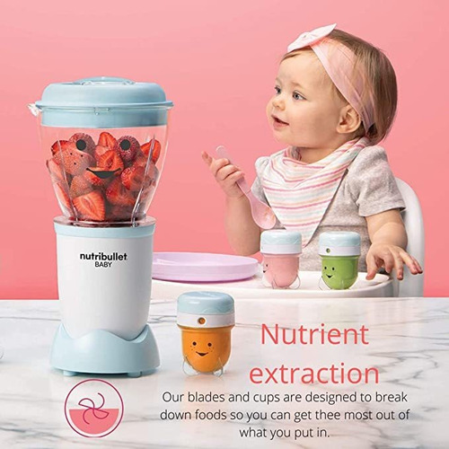 Imagen 6 de 7 de Nutribullet Baby - El Sistema Completo De Preparación De A.