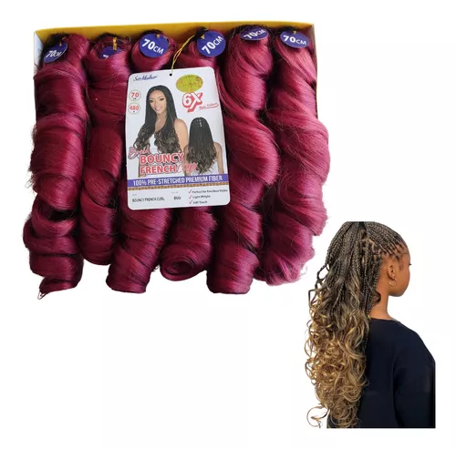 FRENCH CURL - Fiber Extension for braids - Ser Mulher