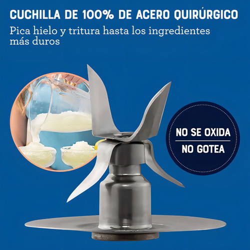 Copo de vidro Oster 6 Speed Blender de 1,5 litros, cor vermelha