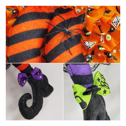 Guirnaldas De Halloween Con Patas De Bruja Para Decoración D
