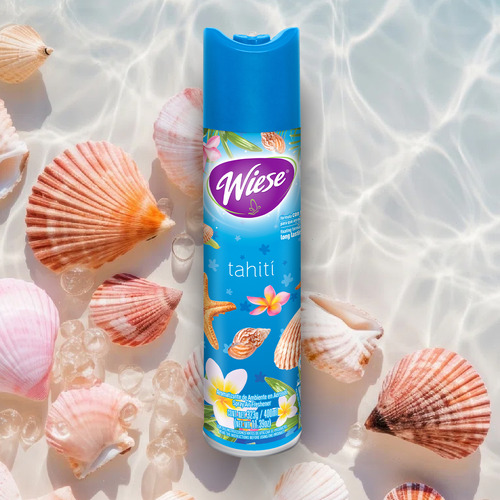 Aromatizante En Aerosol Ho Wiese Tahití 400ml Naeho57 12pz