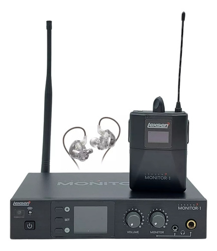 Sistema Inalámbrico Monitoreo In Ear Lexsen Monitor 1 + Auri