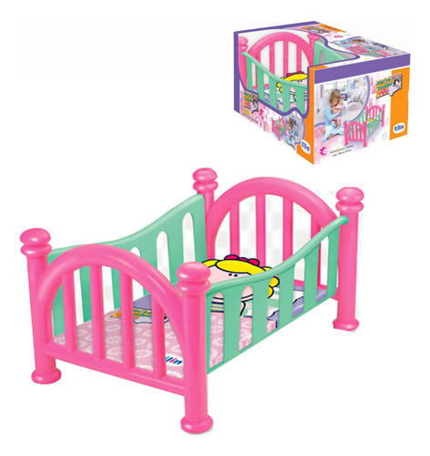 Berço Boneca Bebe Reborn Infantil Grande 47cm Menina