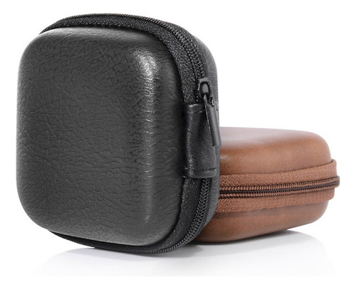 Bolsa De Armazenamento De Cabo De Dados Usb Leather Fone Hea