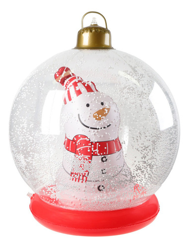 Adornos Navideños Inflables, Bola De Moda De Pvc, 28 Pulgada