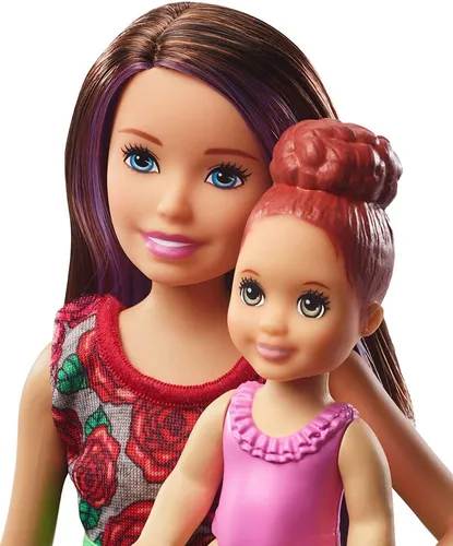 Barbie Skipper Niñera Hora De Baño Mattel Fxh05 Muñeca