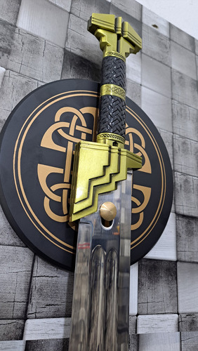 Espada Decorativa Senhor Dos Anéis Fili O Hobbit Dourada
