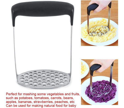 Triturador De Acero Inoxidable: Perfecto Para Patatas, Fruta