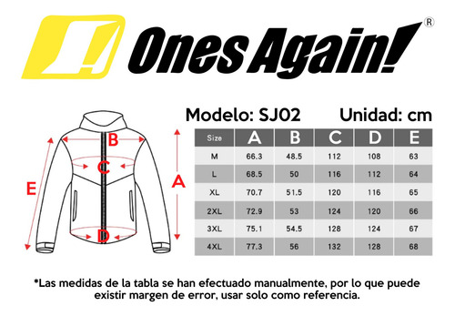 Chaqueta Para Moto Ones Again Sj02 Camo Reflectante 4 Estaci