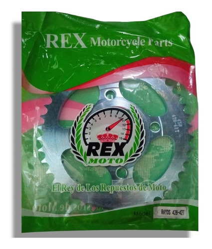Corona Para Moto Rayo 48t-128 Tx200 Y Parecidas Rex
