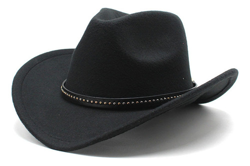 Sombrero De Vaquero Occidental Unisex, Sombrero De Ala Ancha