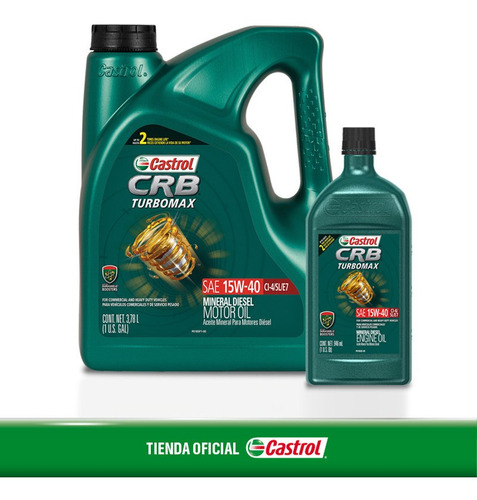 4.7lt Aceite Castrol Crb Tmax 15w40 Diesel/gasol Api Ci/sl