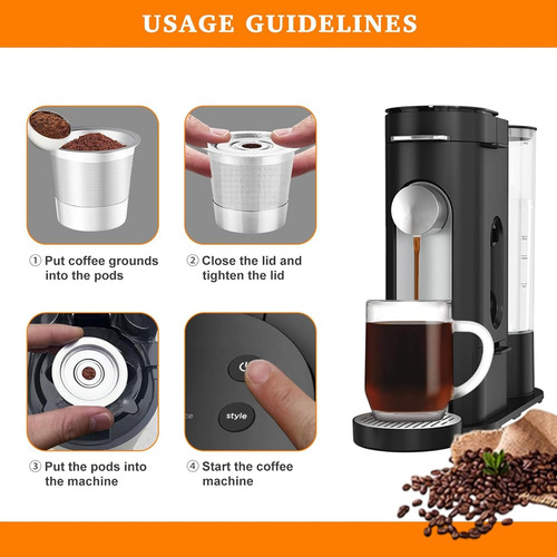 K-cups Reutilizables Para Cafetera Cfp101 Y Pb051/pb041,