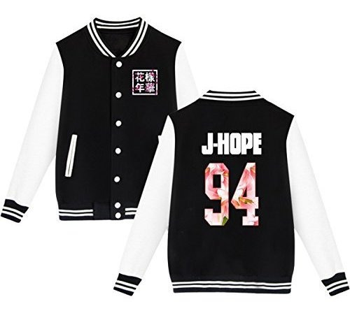 Babyhealthy Bts Béisbol Uniforme De La Chaqueta Escudo Bangt