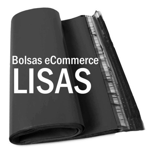 100 Sobres Bolsas Ecommerce Lisos Negro Nº2 30x40 Adhesivo