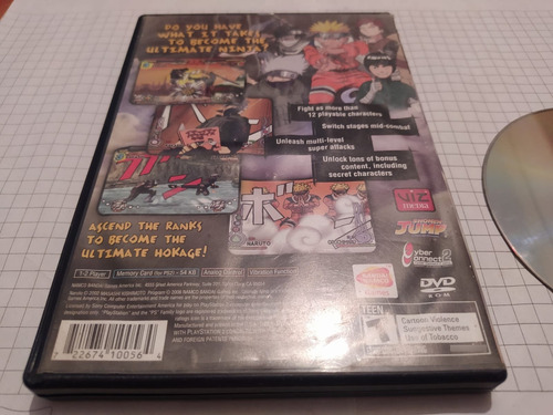 Naruto Ultimate Ninja Ps2 (Reacondicionado)
