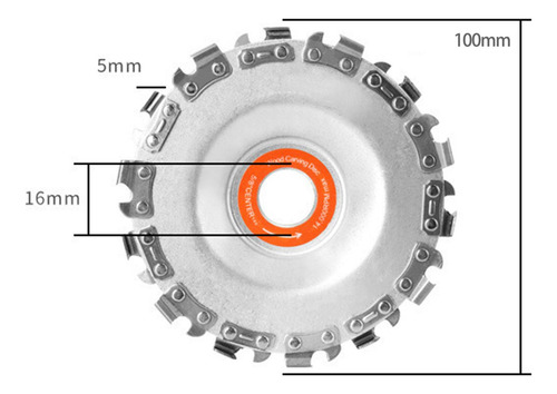 Disco De Amoladora Compacto Para Corte 4 Pulgadas 14 Dientes