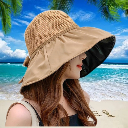 Sombrero De Sol De Alta Gama Para Mujer, Ala Grande, Moda Pr