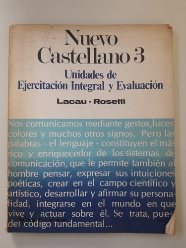 Nuevo Castellano 3 Unid. Ejercitación Integral Y Evaluación