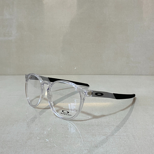 Gafas redondas Oakley Exchange R Ox8184 0355, originales Color transparente y brillante: gris/negro mate