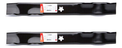2pk Oregon 195-003 Mulching Blades For 38 Ayp 127842, 1 Oaa