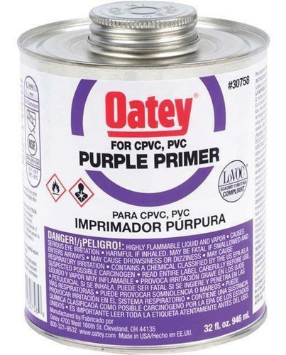 Limpiador Oatey Púrpura 