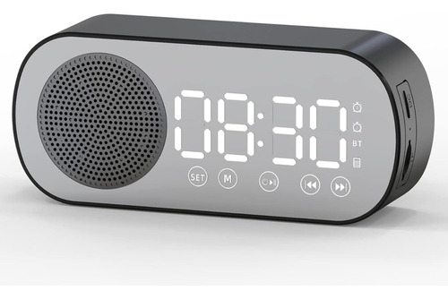 Despertador Digital Reloj Corneta Altavoz Bluetooth