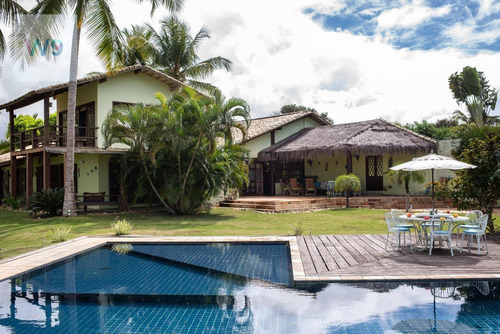 Casa Resort Com 4 Dormitórios À Venda, 437 M² Por R$ 3.200.000 - Village Iii - Porto Seguro/ba - Ca0014