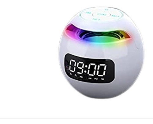 Corneta Despertador Led Digital Reloj Bluetooth Altavoz Fm 