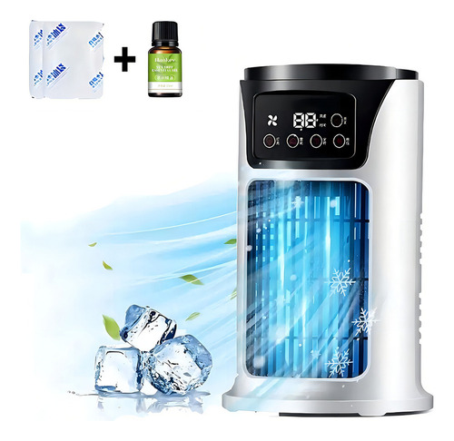 Ventilador De Aire Acondicionado Portátil Mini Usb Para Habi
