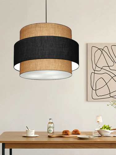 Lustre Sala De Jantar Com Desvio Vivare Md-4398 Cúpula 45cm