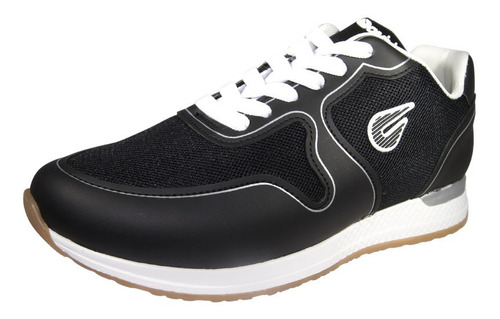 Tenis Running Dama Dominiq Blanco/negro 22-26 Antiderrapante