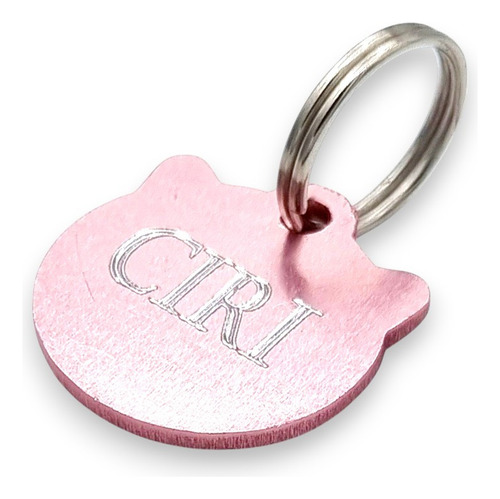 Chapita Para Gatos Con Cara De Gato Varios Colores Rosa Catface