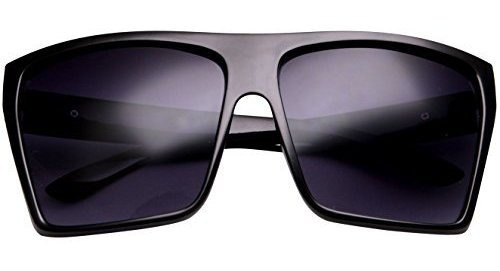 Lentes De Sol - Gran Estilo Cuadrado Retro Flat Top Aviator 