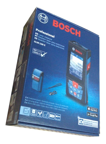 Imagen 4 de 9 de Medidor Distancia Laser Bosch Glm-120 C Profesional - Fdn
