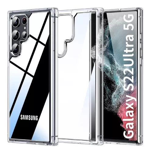 Samsung Galaxy S22 Ultra 5G Funda Colgante transparente con cordón
