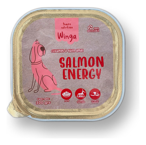 Paté Salmon Energy 300 Grs (perros) - Winga