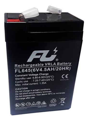 Batería Fuli Fl645 6v-4.5ah Ups