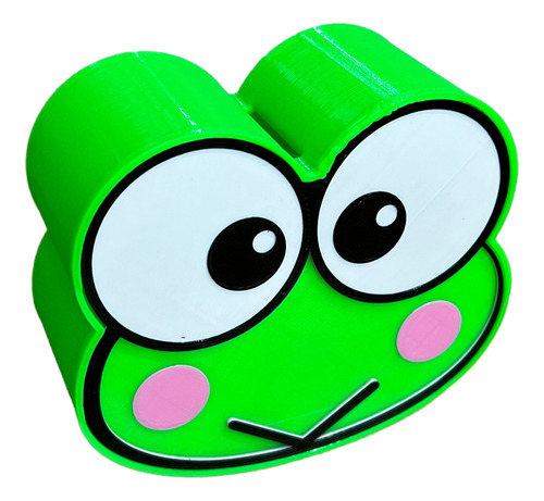Alcancias Personajes Sanrio - Hello Kitty - 3d Keroppi Verde