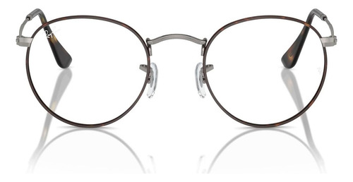 Gafas Ray-ban Rx3447v Redondas Metal 53mm Havana