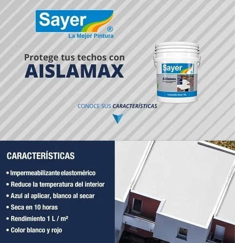 Impersayer Aislamax 3 Años 19l Marca Sayer Blanco