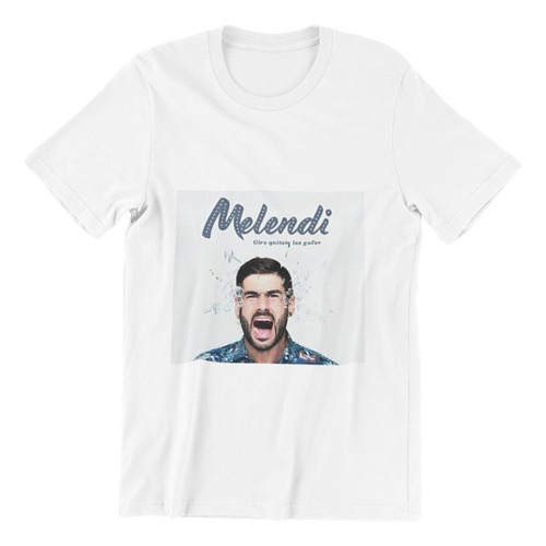 Polera Unisex Melendi Musica Gira Gafas Estampado Algodon