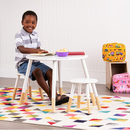 Wildkin Mesa Y Sillas Scandi Para Niños Pequeños Y Niñas El