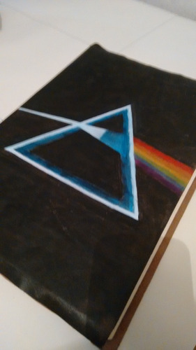 Grimório/diário/caderno A4 200fls - Pink Floyd Pintado