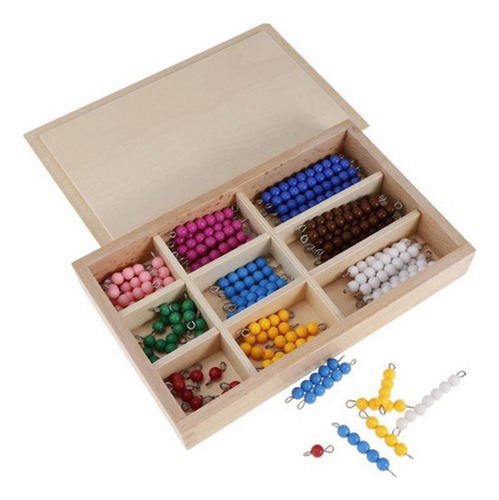 A Tablero De Ajedrez Montessori Para Contar Cuentas, Juego